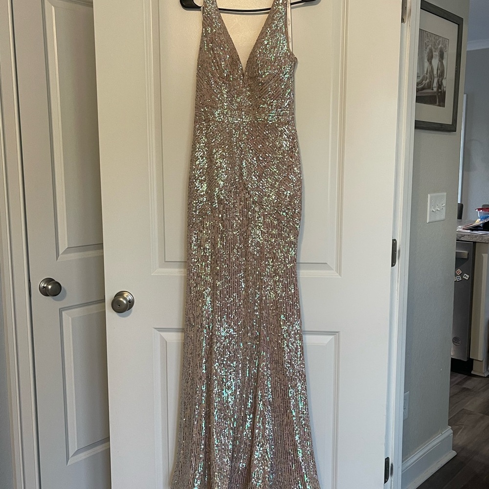 Ellie Wilde Multicolor Sequin Dress